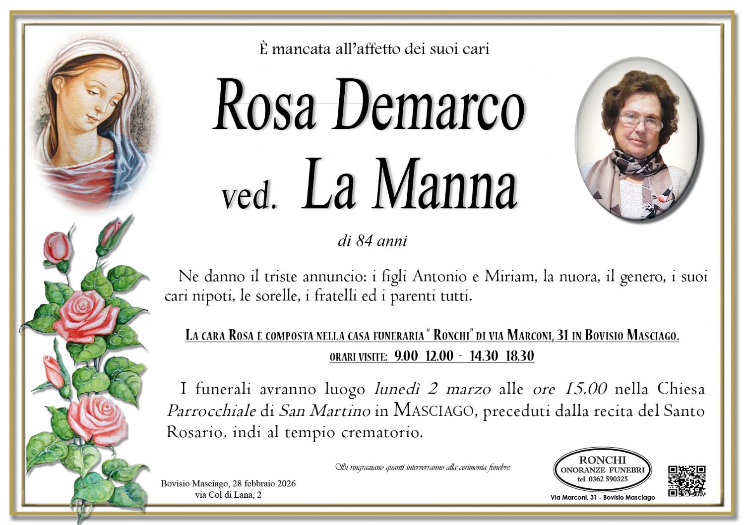 Rosa Demarco La Manna