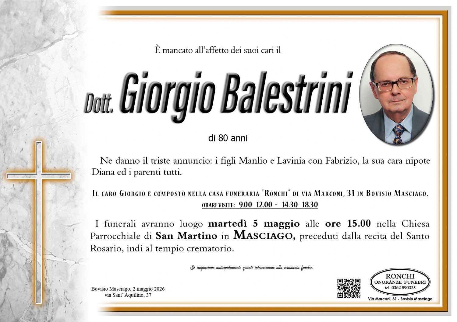 Dott. Giorgio Balestrini