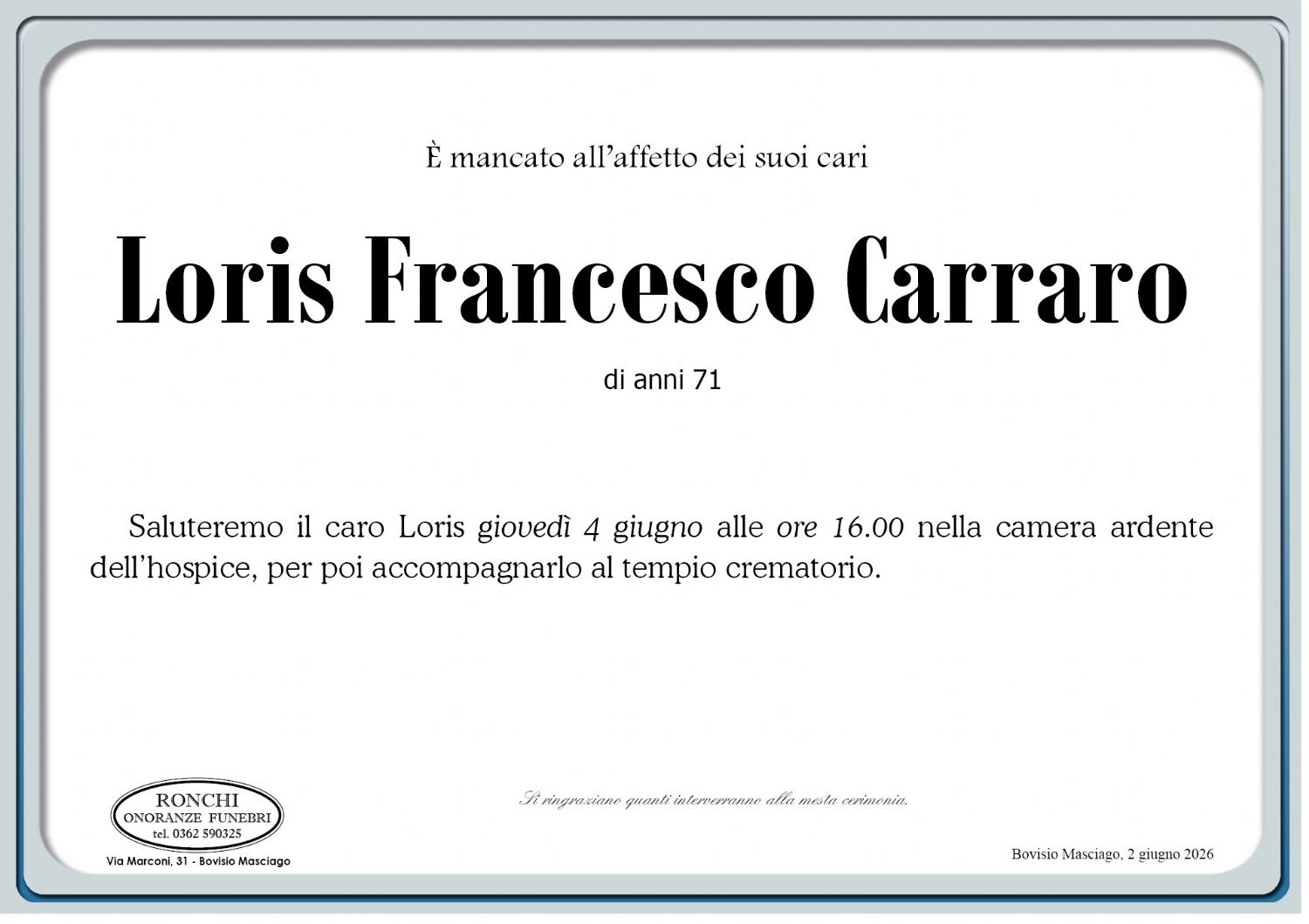 Loris Francesco Carraro