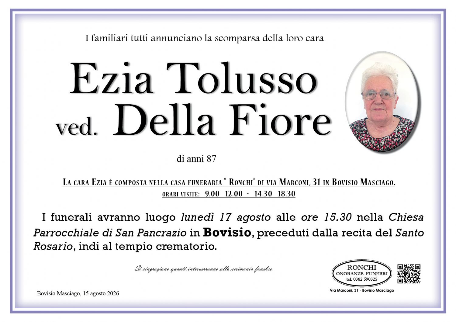 Ezia Tolusso Della Fiore
